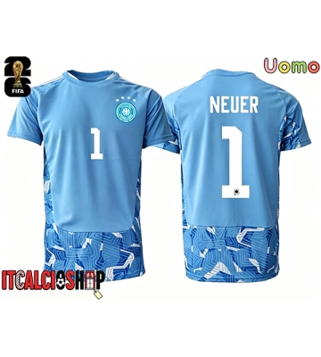 Germania Manuel Neuer #1 Portiere Seconda Maglia Mondiali 2026 Manica Corta